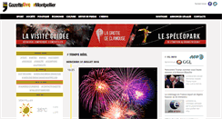Desktop Screenshot of lagazettedemontpellier.fr